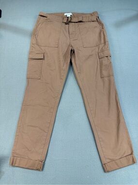 Liz Claiborne Cropped Cargo Pants in Tan 4
